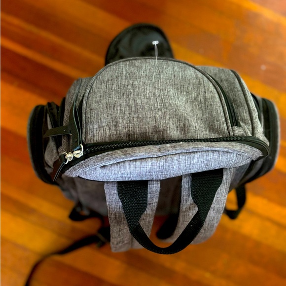 BB Gear Baby Boom Backpack Diaper Bag Gray - Picture 15 of 15